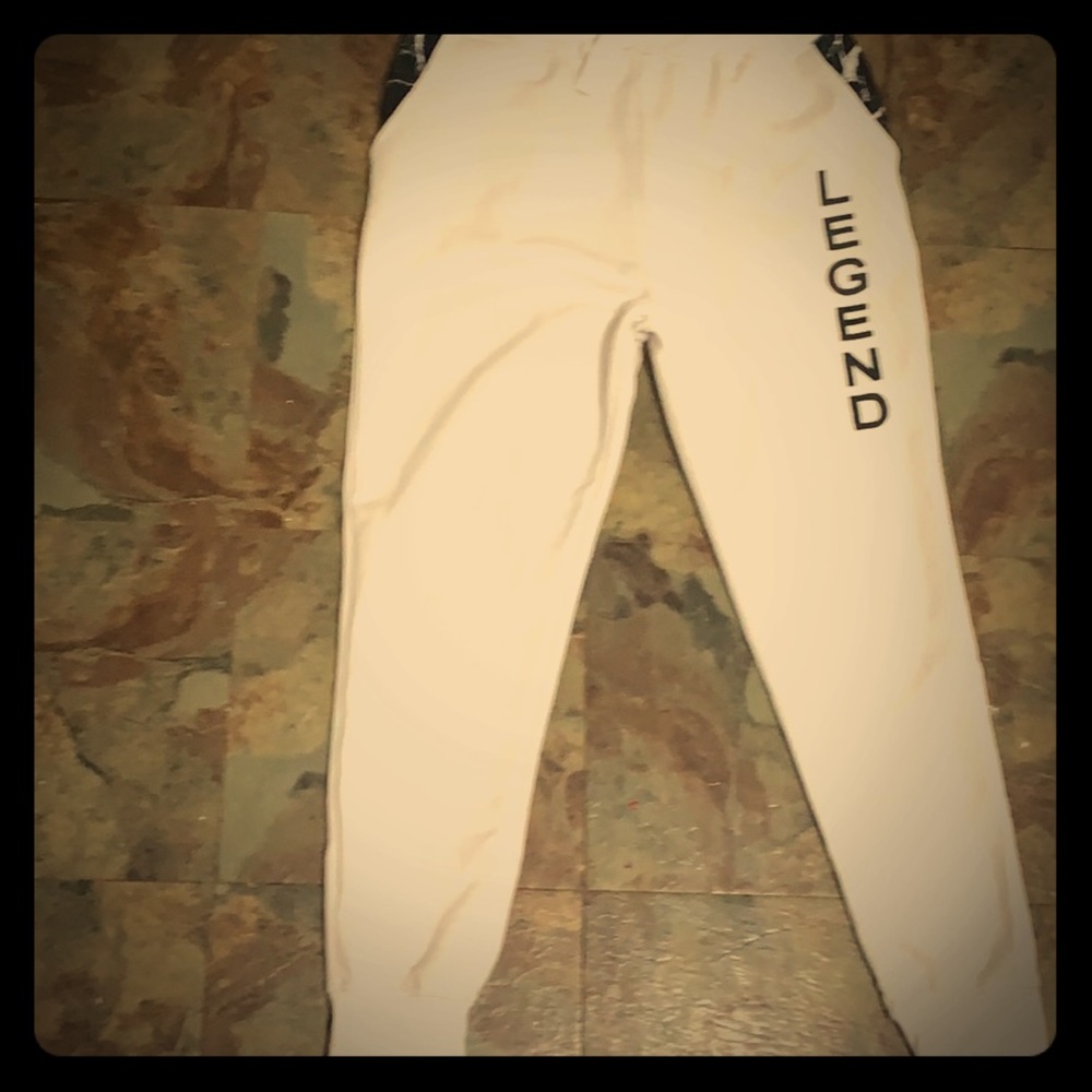 White Joggers